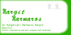 margit marmaros business card